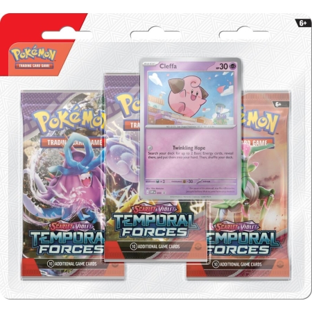POKEMON SV 05 Temporal Force 3PK Blister  CLEFFA